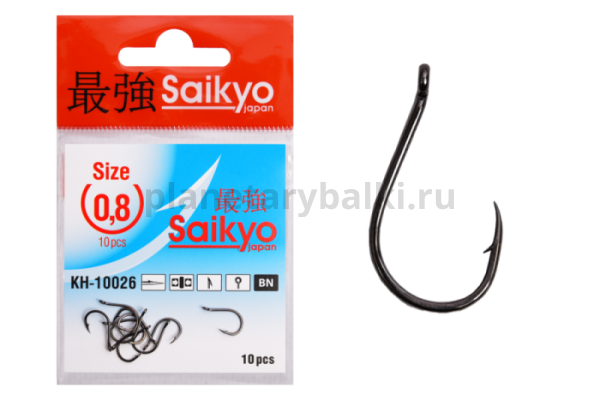 Крючки Saikyo Chinu Ring BN KH-10026 №0.8, 10шт.