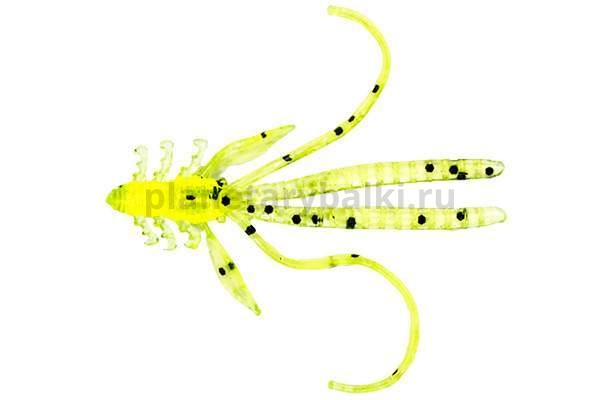 Приманка силиконовая LureMax KRAKEN 2,5'' 6см, Lime pepper 002, 10шт.