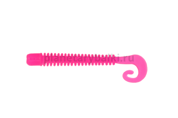 Приманка силиконовая LureMax CHEEKY WORM 4'' 10см, Deep Pink 06-044, 6шт.