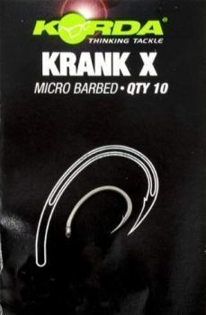 Крючки Korda Krank-X с бородкой №8, 10шт.