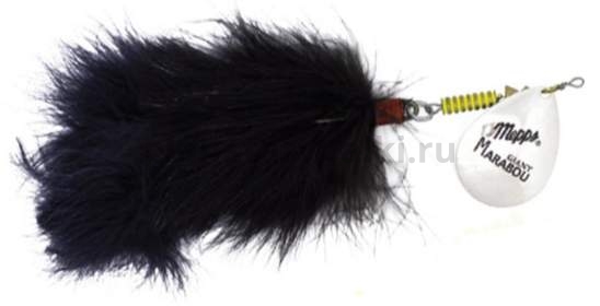 Блесна вращающаяся MEPPS Giant Marabou №0, 40гр., цвет AG блистер
