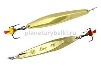 Блесна вертикальная ECOPRO Spy 80мм, 20гр., цвет G