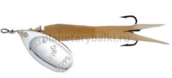 Блесна вращающаяся MEPPS Aglia Flying №1, 10гр., цвет AG/naturel