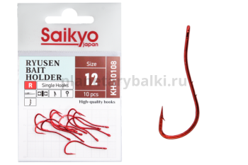 Крючки Saikyo RYUSEN BAIT HOLDER R BN KH-10108 №12, 10шт.