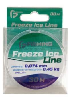 Леска монофильная F-FISHING Freeze Ice Line 30м, 0,128мм, 1,37кг