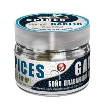 Бойлы насадочные плавающие двух цв. Sonik Baits 14мм SPICES-GARLIC Fluo Pop-ups 90мл