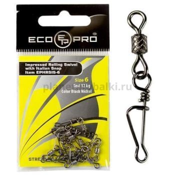 Вертлюг ECOPRO с застежкой EPHRS-12 10шт