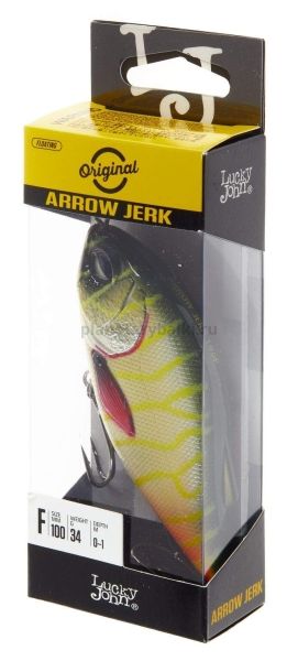 Воблер плавающий Lucky John Original ARROW JERK F 100мм, 34гр., 1м, цвет 031 для рыбалки, Воблер плавающий Lucky John Original ARROW JERK F 100мм, 34гр., 1м, цвет 031 отзывы, Воблер плавающий Lucky John Original ARROW JERK F 100мм, 34гр., 1м, цвет 031 купить, Воблер плавающий Lucky John Original ARROW JERK F 100мм, 34гр., 1м, цвет 031 купить в интернет магазине, Воблер плавающий Lucky John Original ARROW JERK F 100мм, 34гр., 1м, цвет 031 выбрать, Воблер плавающий Lucky John Original ARROW JERK F 100мм, 34гр., 1м, цвет 031 обзор, Воблер плавающий Lucky John Original ARROW JERK F 100мм, 34гр., 1м, цвет 031 купить в розничном магазине