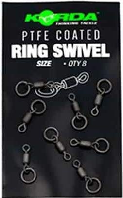KORDA Вертлюг с кольцом PTFE Ring Swivel №8