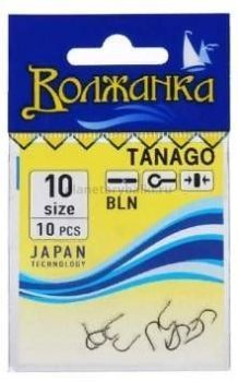 Крючки "Волжанка" Tanago  # 2/0 (10шт/уп)