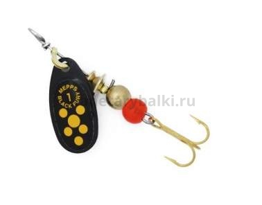Блесна вращающаяся MEPPS Black Fury Jaune №1, 3,5гр., цвет NR