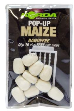Имитационная приманка Korda Maize Pop-Up White 10шт.
