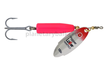 Блесна вращающаяся Lukris POPPER-LOBER PR 15гр., цвет cuerpo Fluo Rosa Fosfo