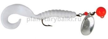 Блесна вращающаяся MEPPS Spinflex 7гр., цвет orange/silver/white блистер