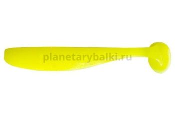 Виброхвост LureMax SLIM SHAD 2'' 5см, Chartreuse 001, 10шт.