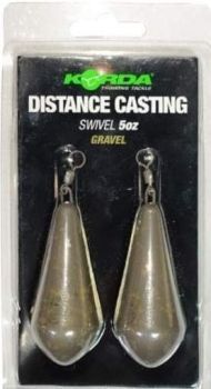 Грузило KORDA Distance Casting Swivel Gravel 5,0oz, 140гр., 2шт.