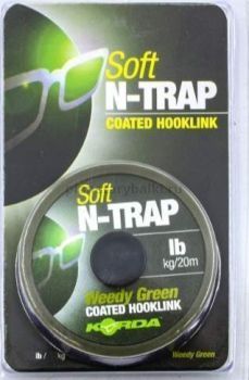 Поводковый материал Korda N-Trap Soft Weedy Green 20м, 6,8кг, 15lb