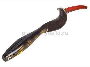 Твистер Lucky John 3D BBS Series KUBIRA FIRE TAIL 9,0in 22,86см, цвет PG38, 1шт.