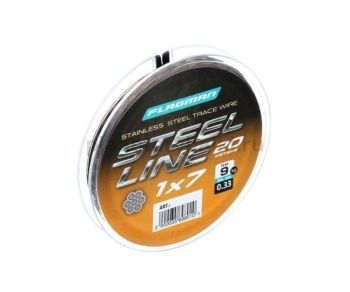 Поводковый материал FLAGMAN Stainless Steel X7 7кг, 20м, 0,30мм