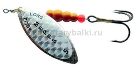 Блесна вращающаяся MEPPS Aglia Longue Rainbo №4, 17гр., цвет AG