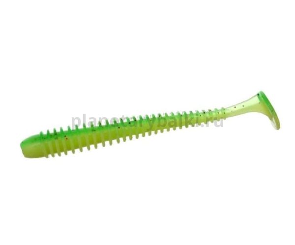 Виброхвост FLAGMAN Mystic Fish 3" 7,5см, #1527 Lime/Lime Chartreuse, 5шт.