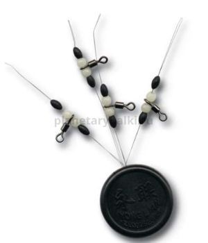 Монтаж противозакручиватель Colmic Rolling Swivel with Beads and oval Rubber Stopper L