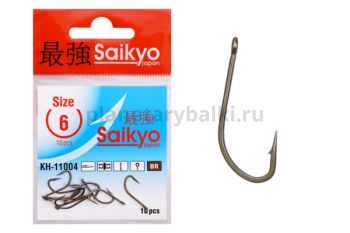 Крючки Saikyo Crystal BR KH-11004 №6, 10шт.