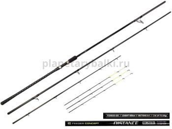 Удилище фидерное Feeder Concept Distance BLACK 100 4,20м, тест 60-100гр.