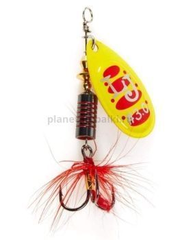 Блесна вращающаяся Lucky John BONNIE BLADE №3, 6.4гр., цвет 010 в блистере