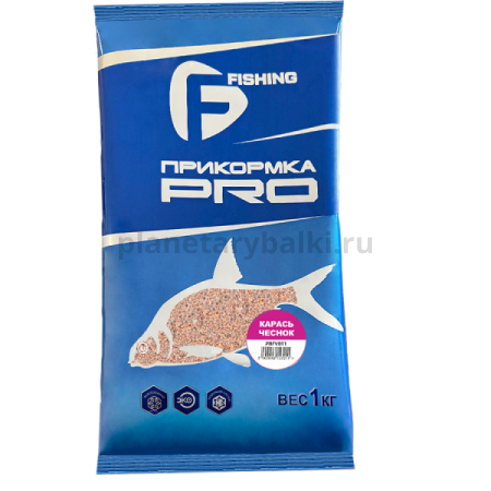 Прикормка для рыбы F-FISHING PRO Карась Чеснок 1кг (15)