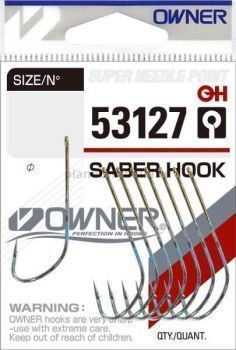 Крючок OWNER Saber Hook HG №1, 8шт.