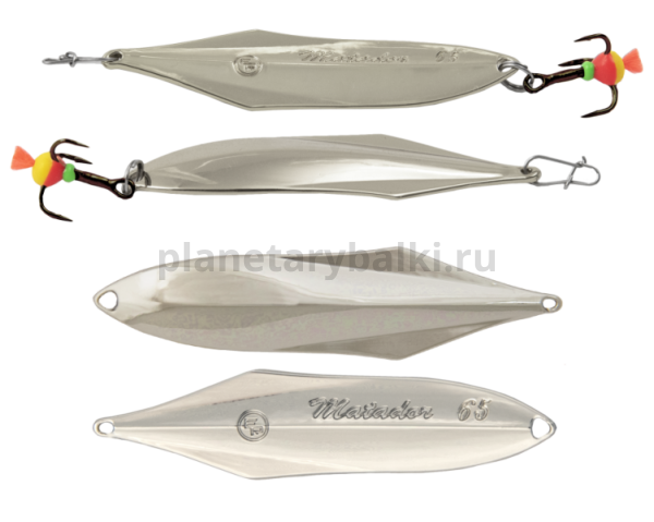 Блесна вертикальная ECOPRO Matador 65мм, 9гр., цвет S
