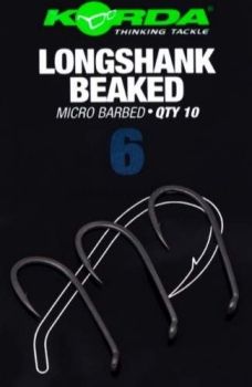 KORDA Крючок Longshank Beaked №4 с бородкой