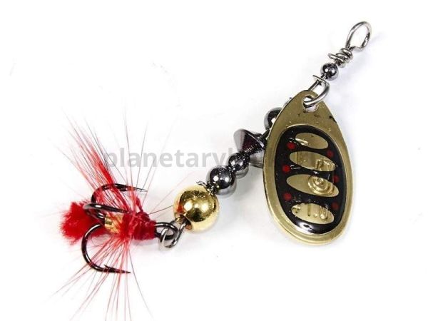 Блесна вращающаяся Lucky John BONNIE BLADE №1, 3.5гр., цвет 001 в блистере