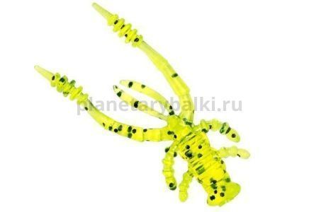 Приманка силиконовая LureMax VOODOO BUG 2'' 5см, Lime pepper 002, 10шт.