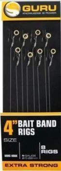 Поводки готовые GURU QM1 Bait Band 4" №10, 0,19мм, 10см, 8шт.