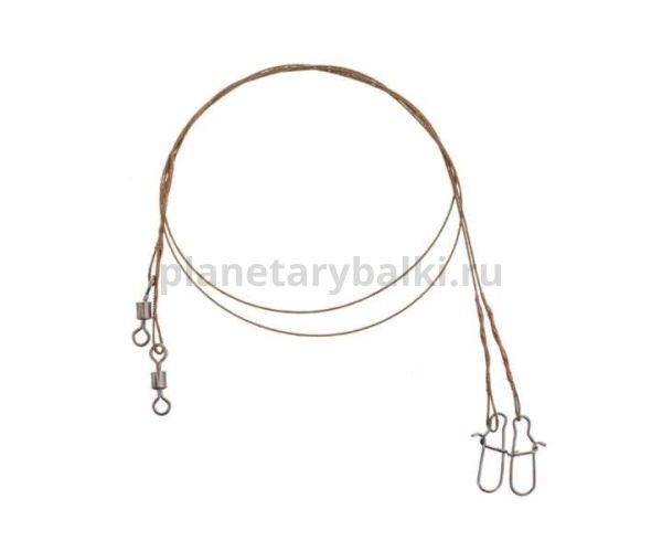 Поводок FLAGMAN Stainless Steel X49 5кг, 25см, 2шт.