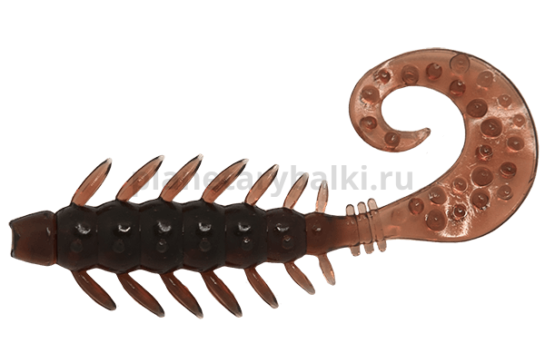 Приманка силиконовая LureMax ZUMA 3,5'' 8,5см, Motor Oil 05-003, 5шт.