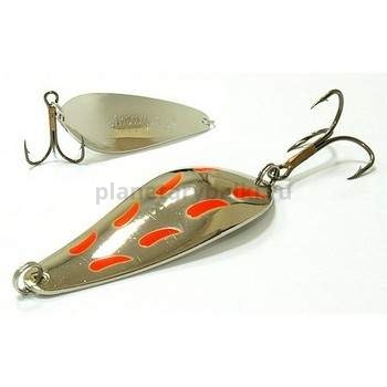 Блесна колеблющаяся Mister Cro АТОМ, 67мм, 12гр., цвет S с точками