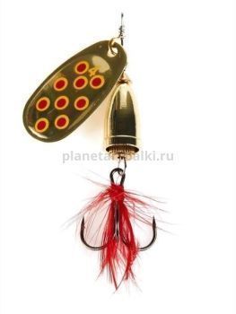 Блесна вращающаяся Lucky John BELL SPIN №4, 10гр., цвет GRD