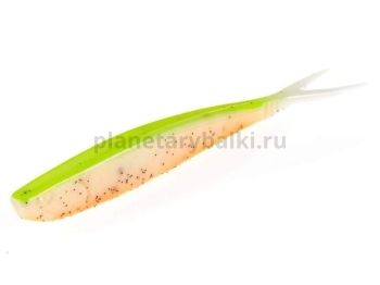 Слаг Lucky John 3D Series SLICK SHAD-V 5.0in 12,7см, цвет 010, 5шт.