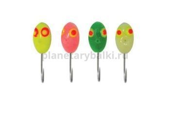 Мормышка ECOPRO фосфорная Капля 1Ф с глазками №53, 100шт.