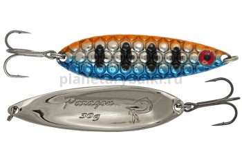 Блесна колеблющаяся LureMax Paragon 70мм, 22гр., цвет 42, Red eye