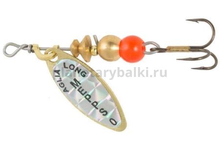 Блесна вращающаяся Mepps AGLIA LONG RAINBO 0, 2,5гр., цвет Gold