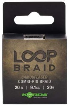 Поводковый материал KORDA Loop Braid 20м, 9,1кг, 20lb