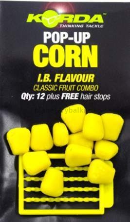 Имитационная приманка Korda Corn Pop-Up Yellow 12шт.