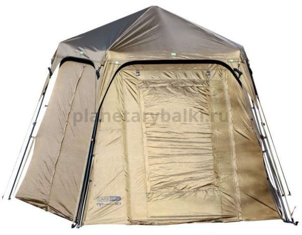 Шатер CARP PRO RAM XD Shelter 3+ Man Two Entrances 330х330х220см, 5000мм