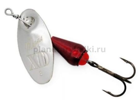 Блесна вращающаяся MEPPS XD Platium №3, 7гр., цвет AG/red