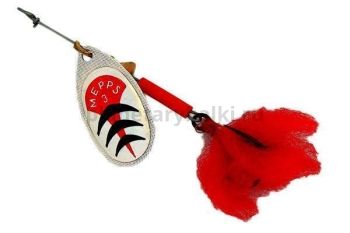 Блесна вращающаяся Mepps WINNER HT №2,3гр., цвет  SILVER (блистер)