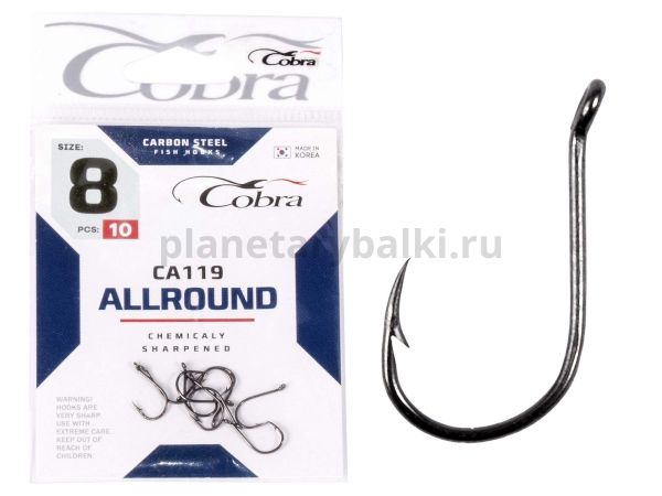Крючки Cobra Allround HINNU CA119 №8, 10шт. для рыбалки, Крючки Cobra Allround HINNU CA119 №8, 10шт. отзывы, Крючки Cobra Allround HINNU CA119 №8, 10шт. купить, Крючки Cobra Allround HINNU CA119 №8, 10шт. купить в интернет магазине, Крючки Cobra Allround HINNU CA119 №8, 10шт. выбрать, Крючки Cobra Allround HINNU CA119 №8, 10шт. обзор, Крючки Cobra Allround HINNU CA119 №8, 10шт. купить в розничном магазине